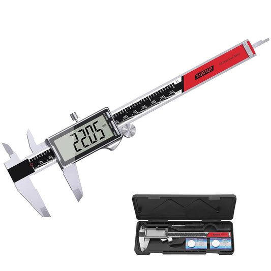 XUNTOP 6 Inch Digital Caliper Electronic Caliper Precision